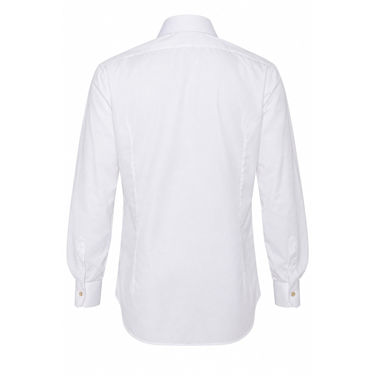 Kiton White Long Sleeve Cotton Shirt