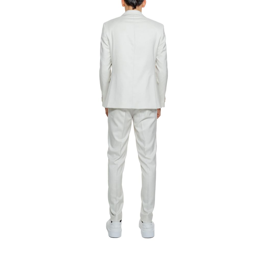 Mulish Beige Polyester Two-Piece Suit