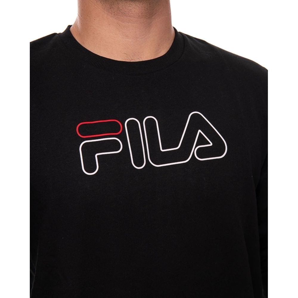 Fila Black Cotton Sweatshirt
