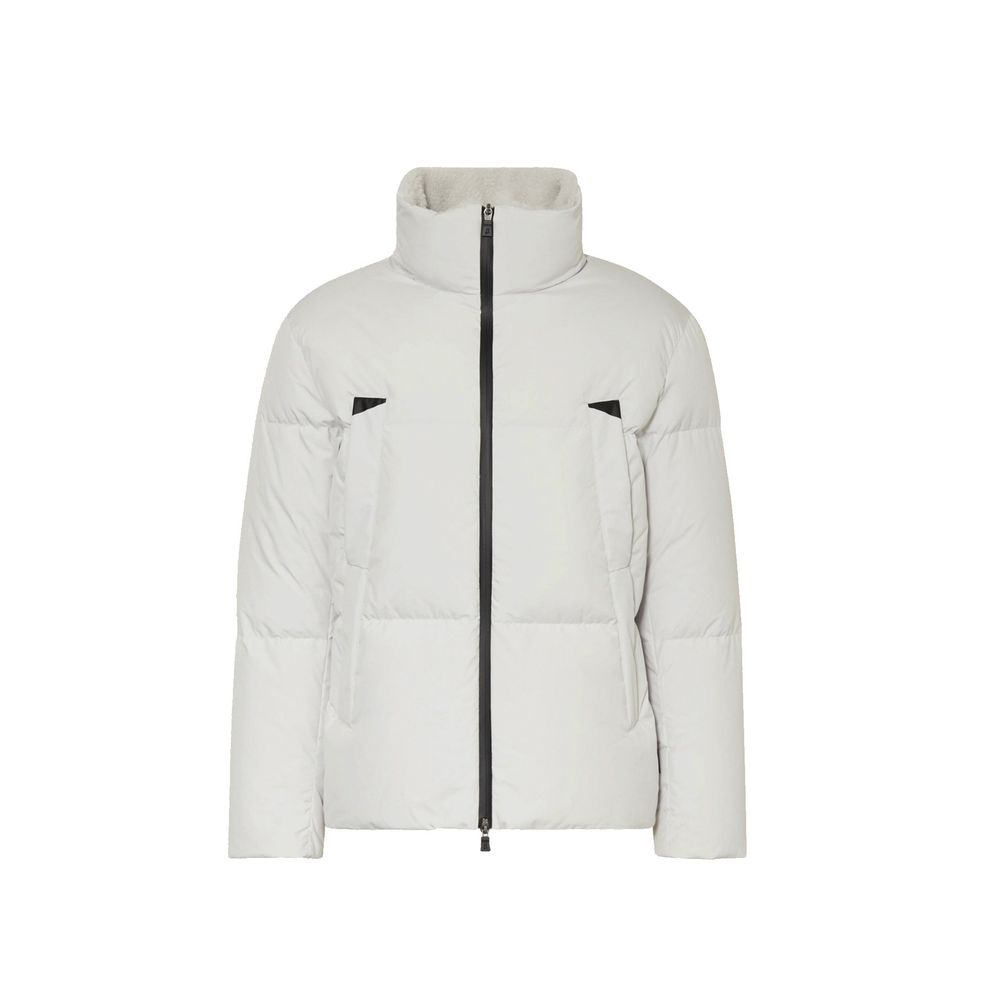 Herno Gray Polyester Full-Length Jacket