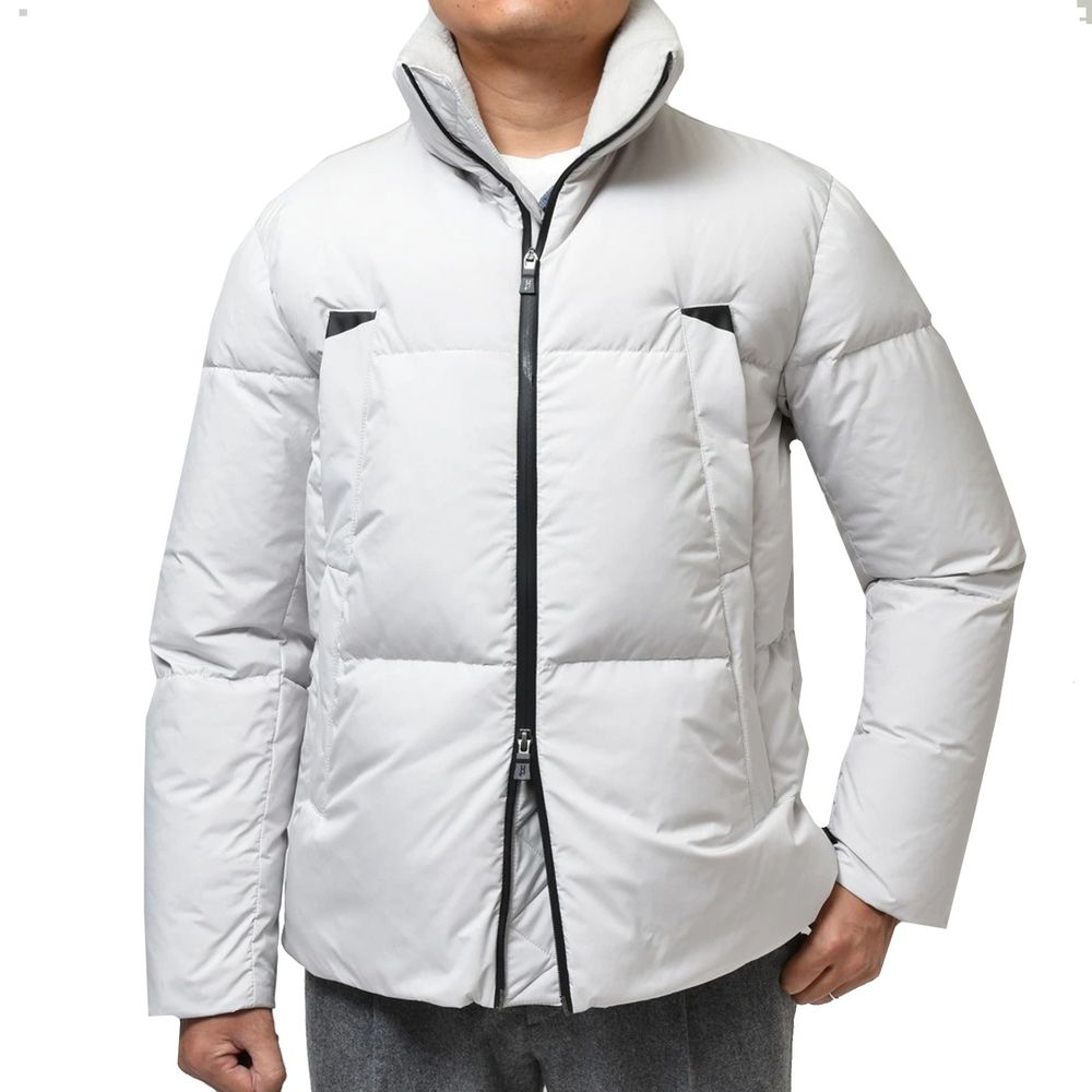 Herno Gray Polyester Full-Length Jacket