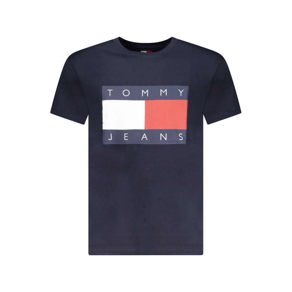 Tommy Hilfiger Blue Cotton Men's T-Shirt