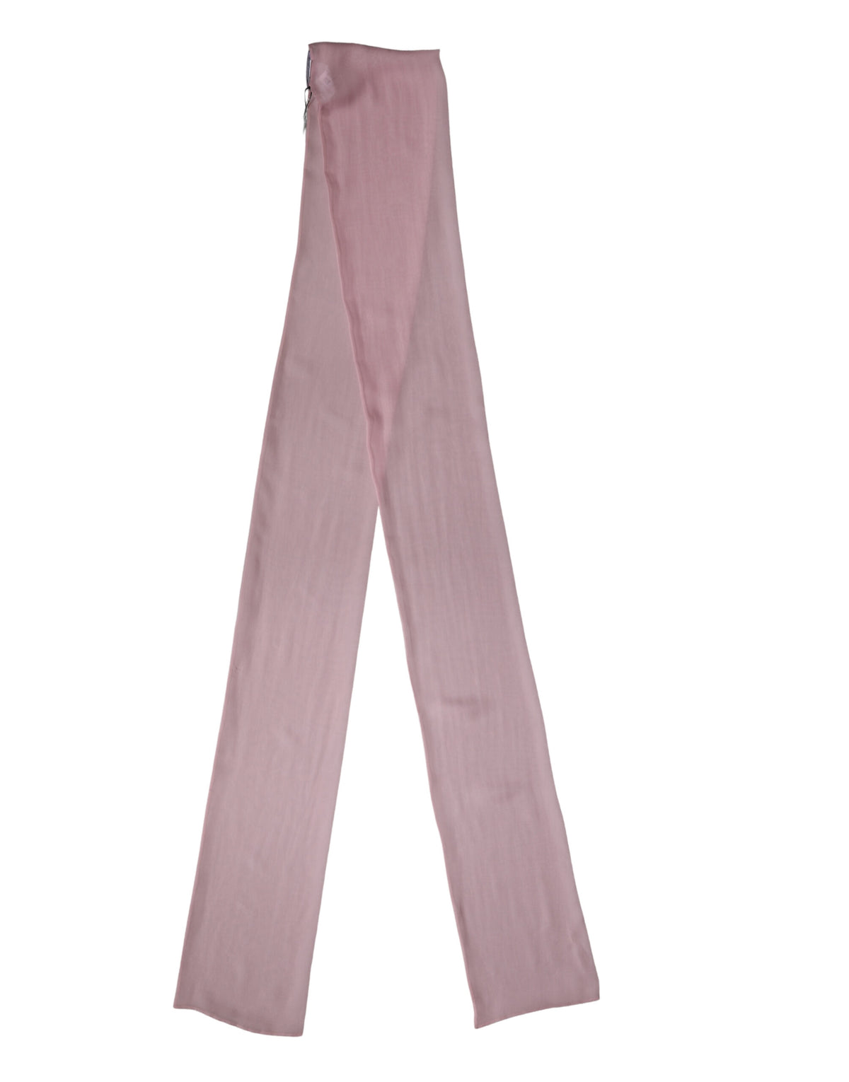 Dolce & Gabbana Pink Silk Sash Wrap Shawl Foulard 291cm x 19cm Scarf