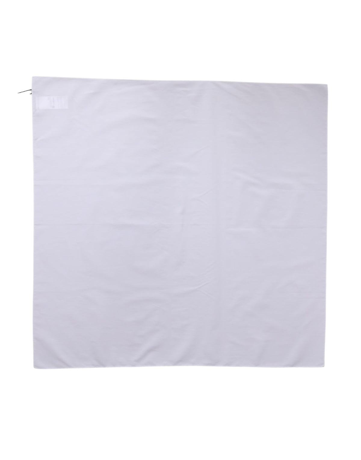 Dolce & Gabbana White Cotton Wrap Square Shawl Stole 71cm x 70cm Scarf
