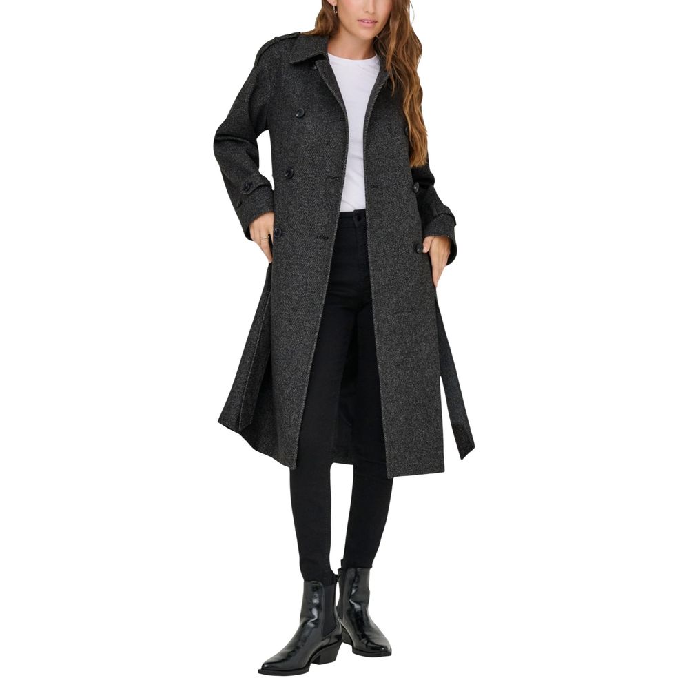 Only Gray Recycled Polyester Coat