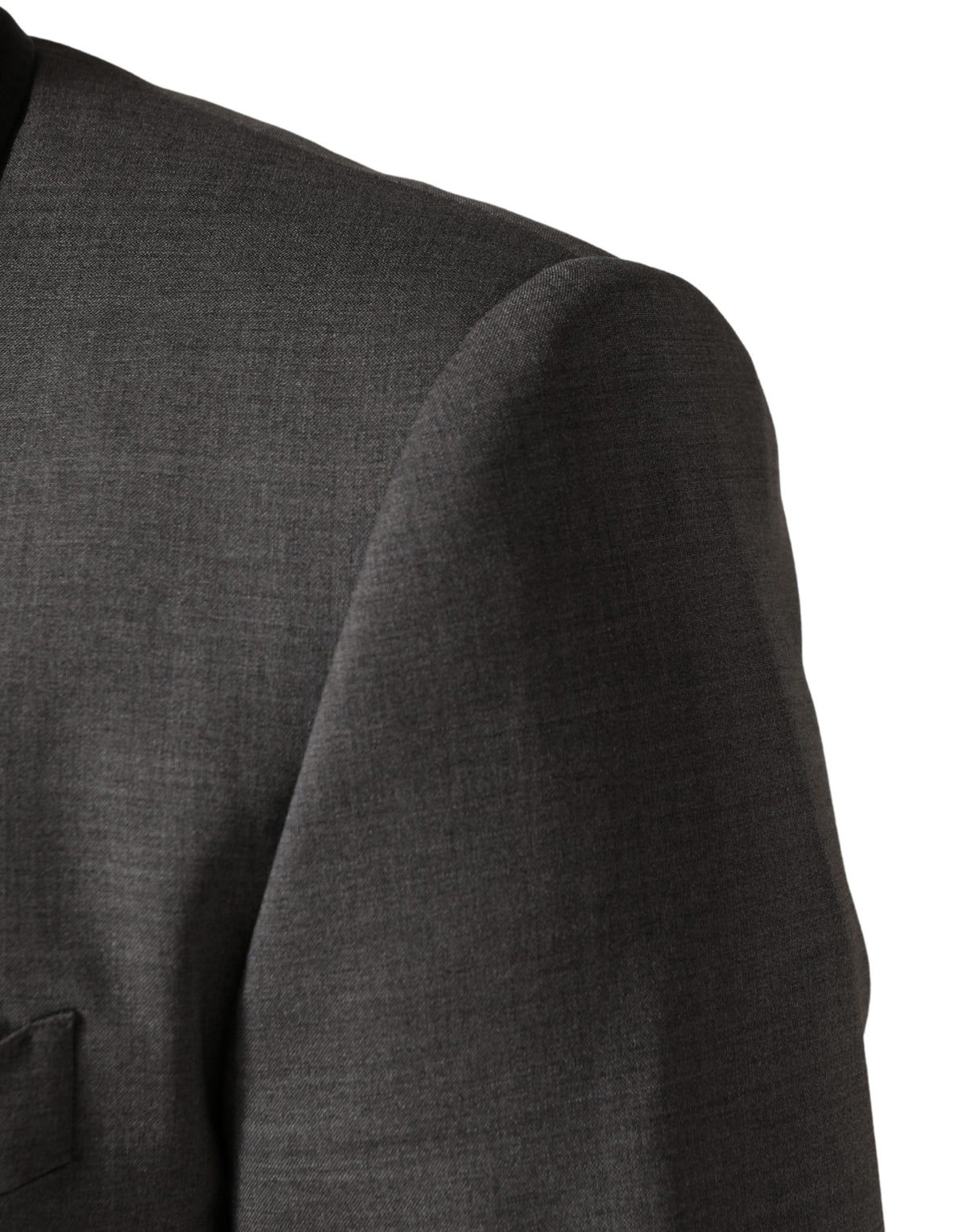 Dolce & Gabbana Gray Wool Single Breasted 1 Button 3PC Suit