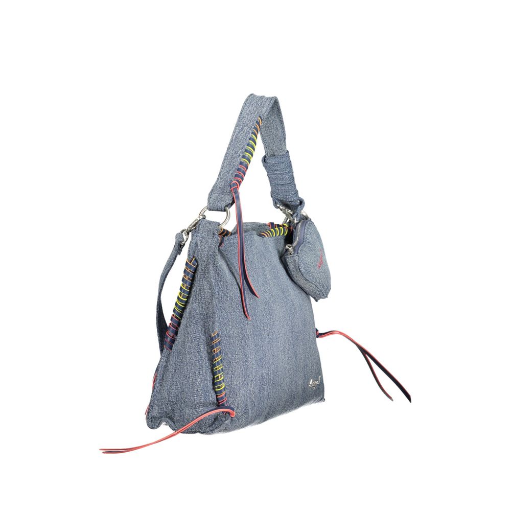 Desigual Azzurro Cotton Women Handbag