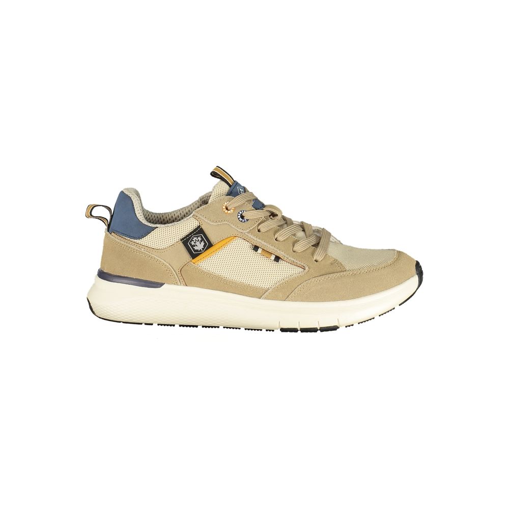Lumberjack Beige Polyester Men Sneaker