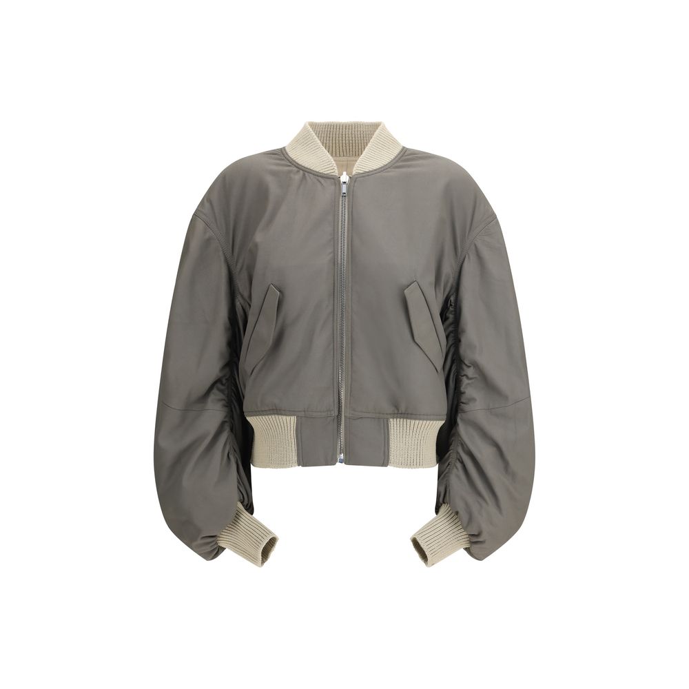 Rick Owens Beige Lamb Ovis Aries Bomber
