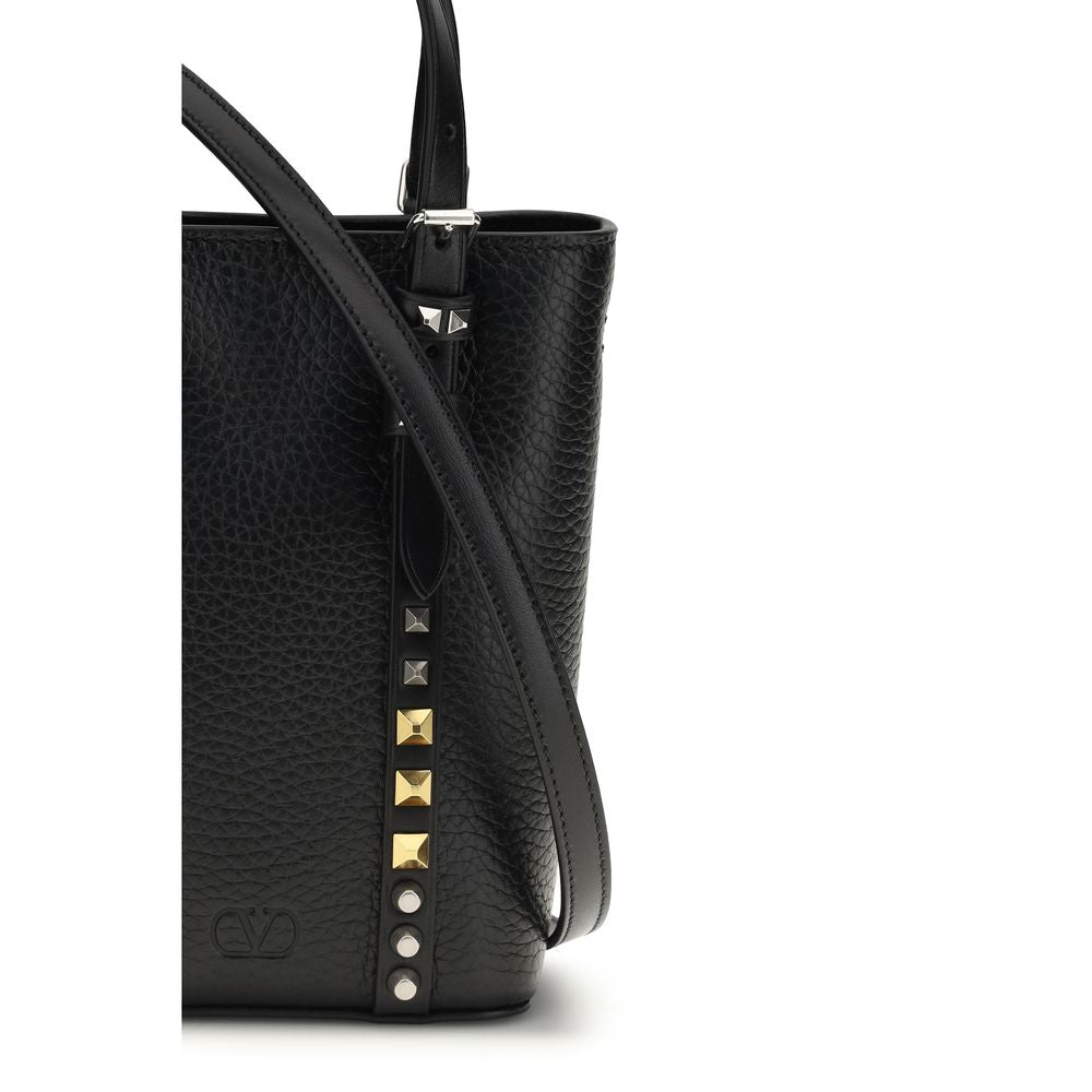 Valentino Garavani Black Calf Leather Bos Taurus Other Accessories