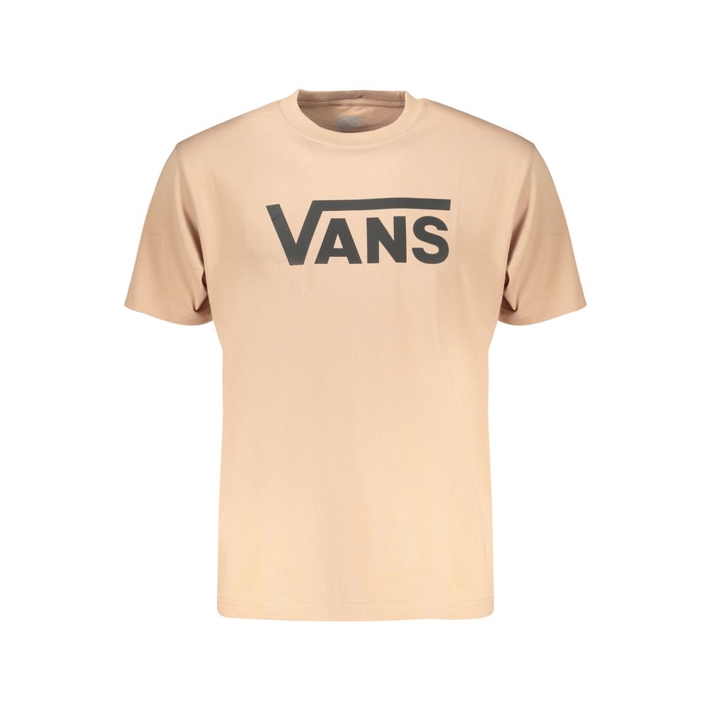 Vans Marrone Cotton Men T-Shirt