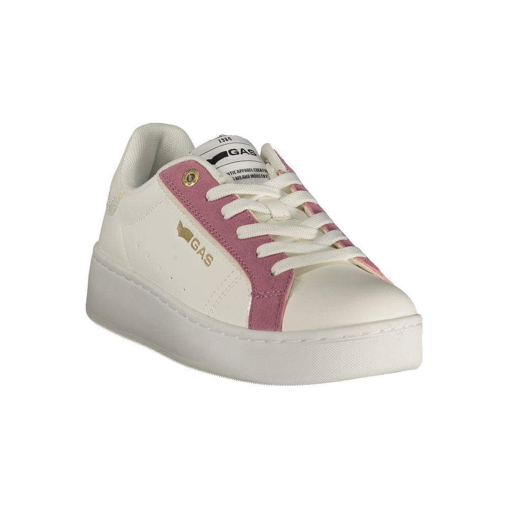Gas White Polyurethane Women's Sneaker