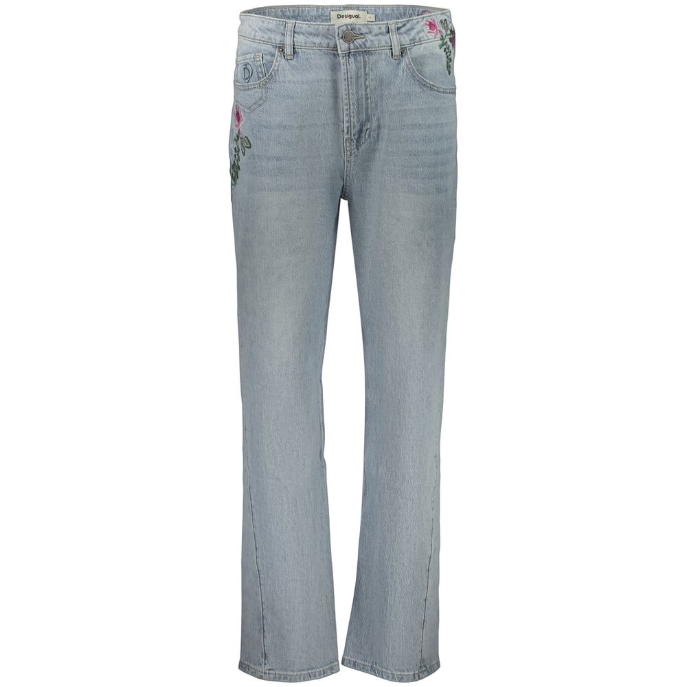 Desigual Azzurro Cotton Women's Jean
