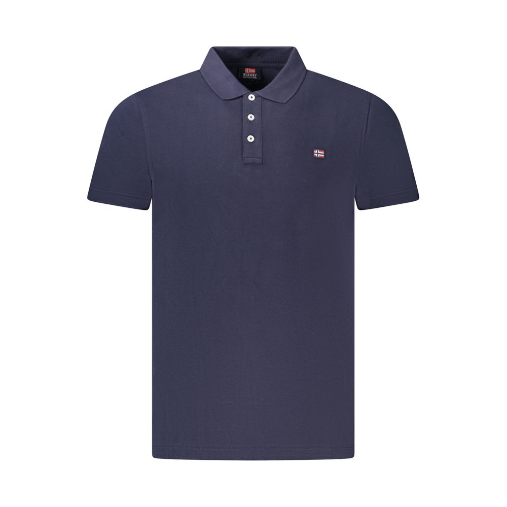 Norway 1963 Blue Cotton Men's Polo