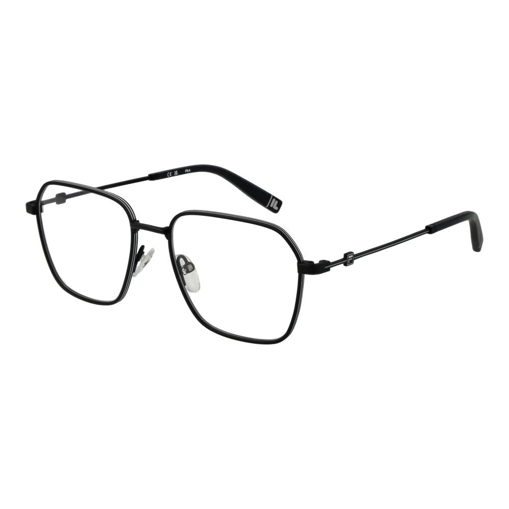 Fila Black Stainless Steel Glasses (Frames)