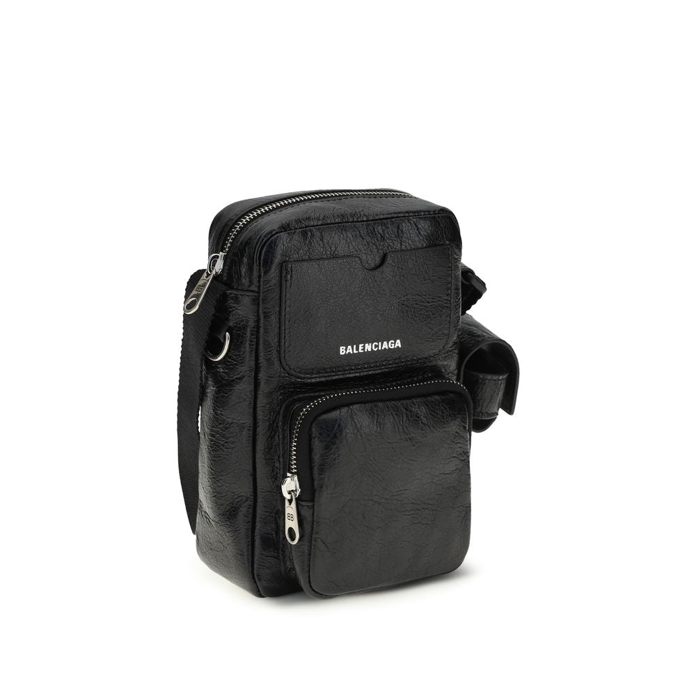 Balenciaga Black Lamb Ovis Aries Shoulder Bag