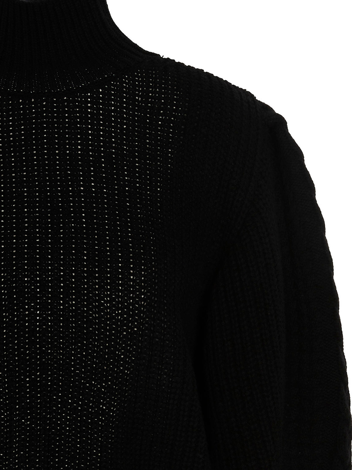 MIXIK Black Wool Cardigan