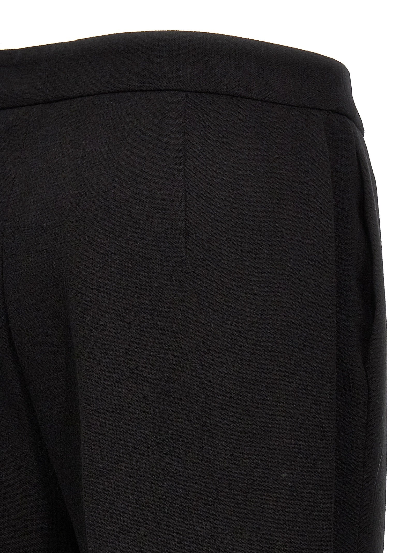 Moschino Black Viscose Dress Pants