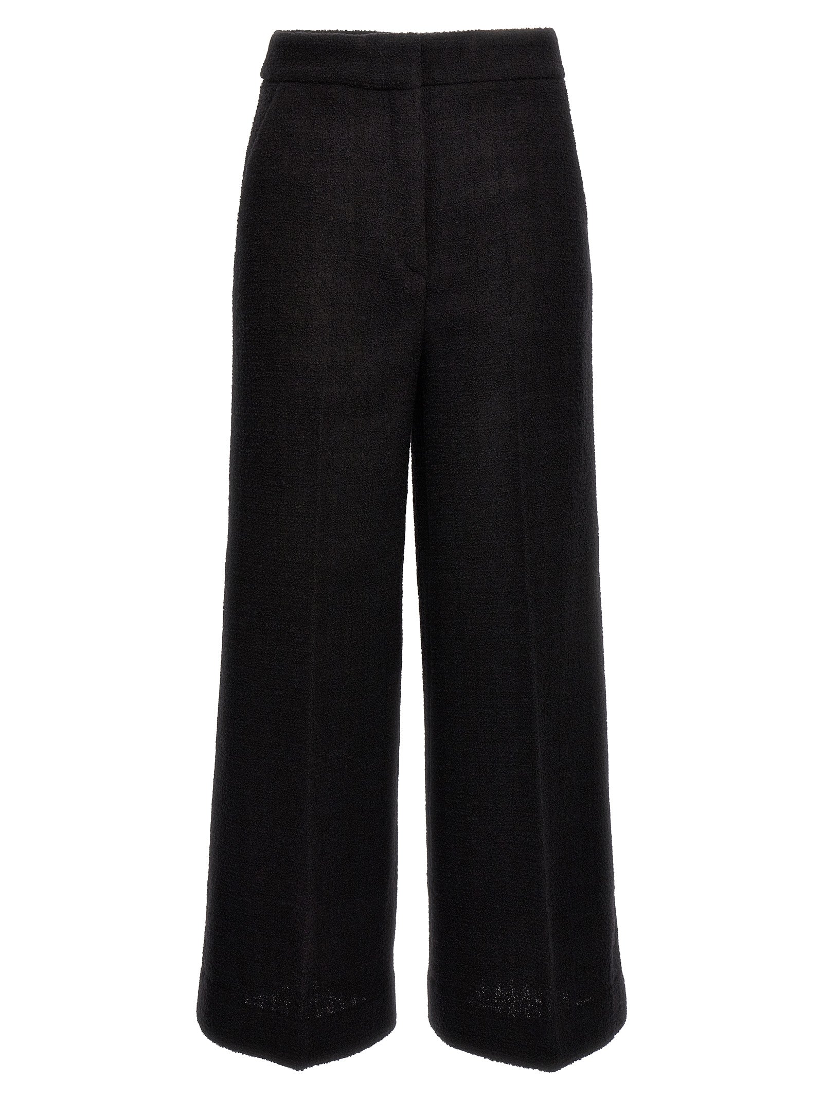 Moschino Black Wool Cropped Pants