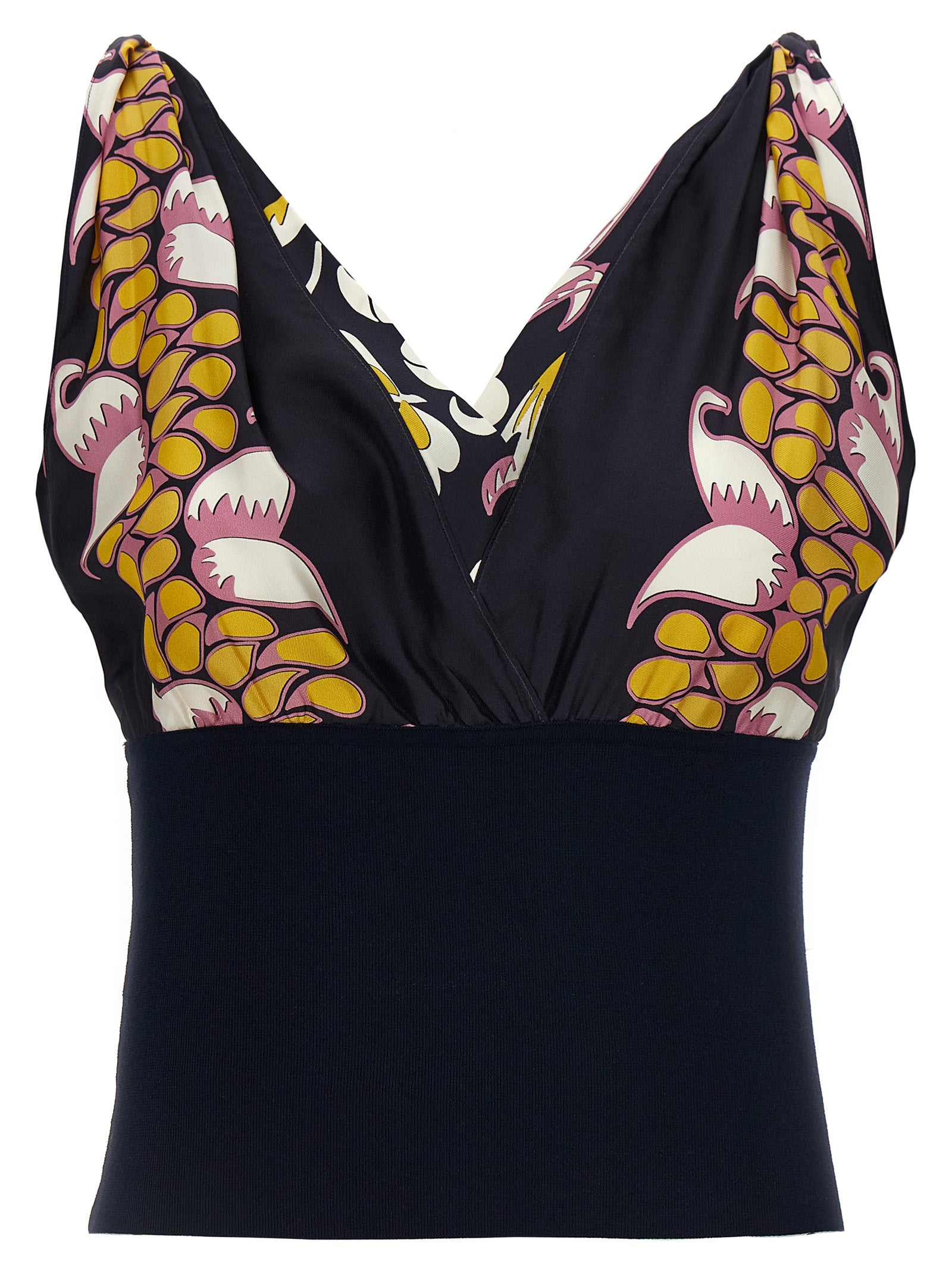 Tory Burch Black Silk Tank Tops