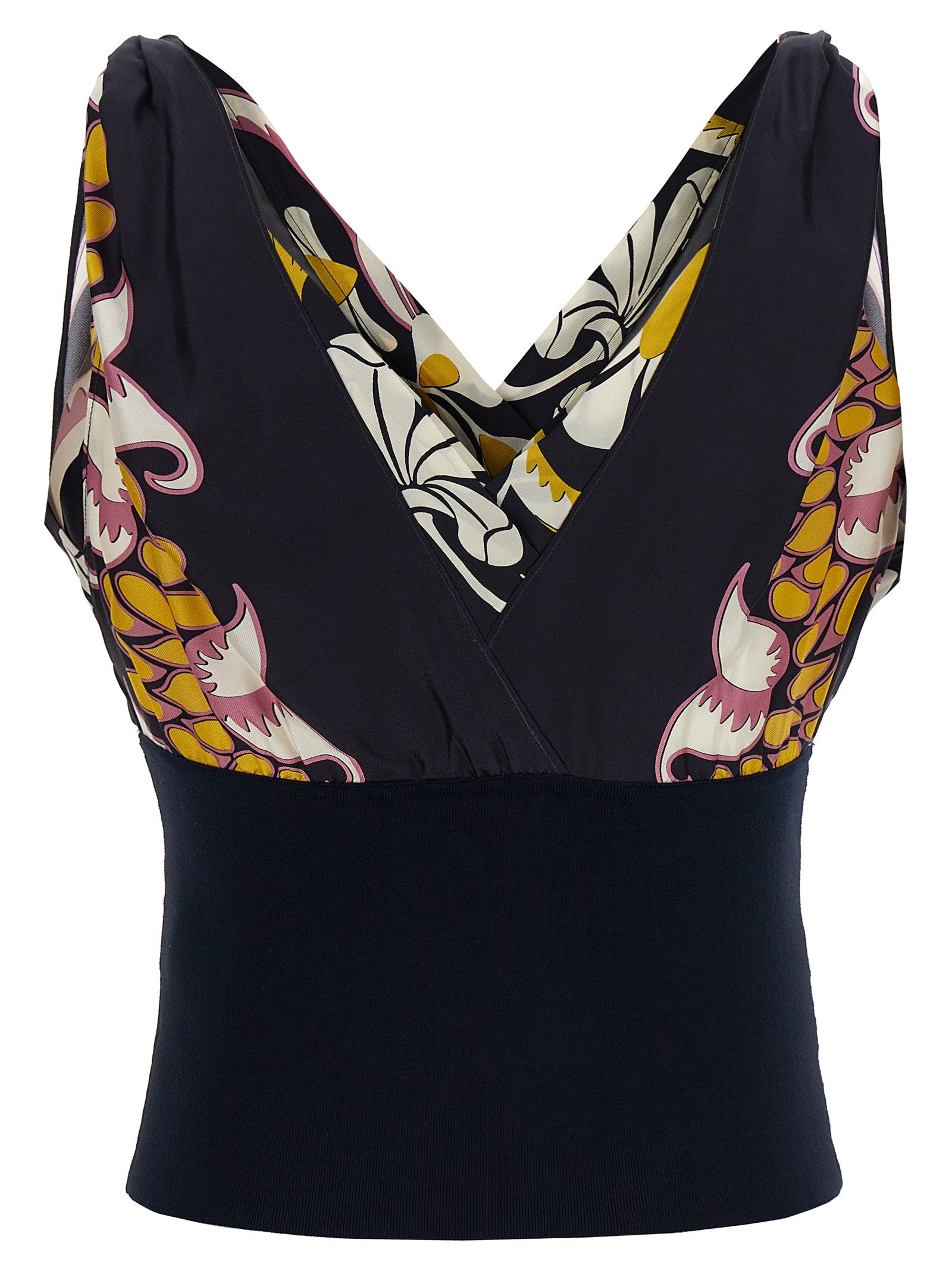 Tory Burch Black Silk Tank Tops
