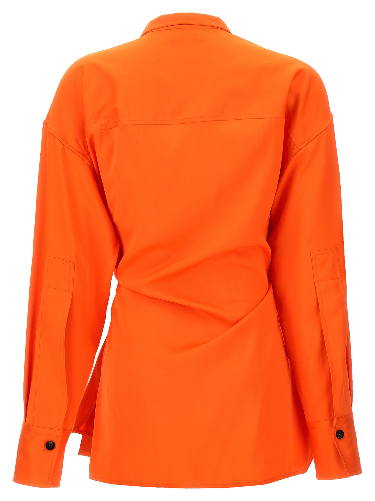 Ferragamo Orange Viscose Blouse