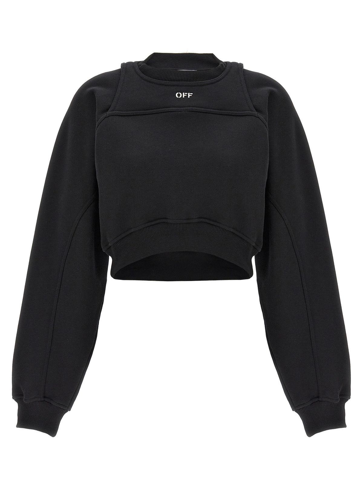 Off-White Bicolor Cotton Sweatshirt
