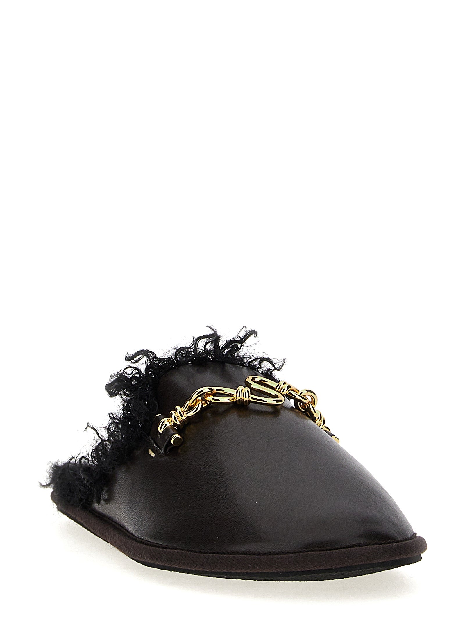 Stella McCartney Brown Polyethylene Mules