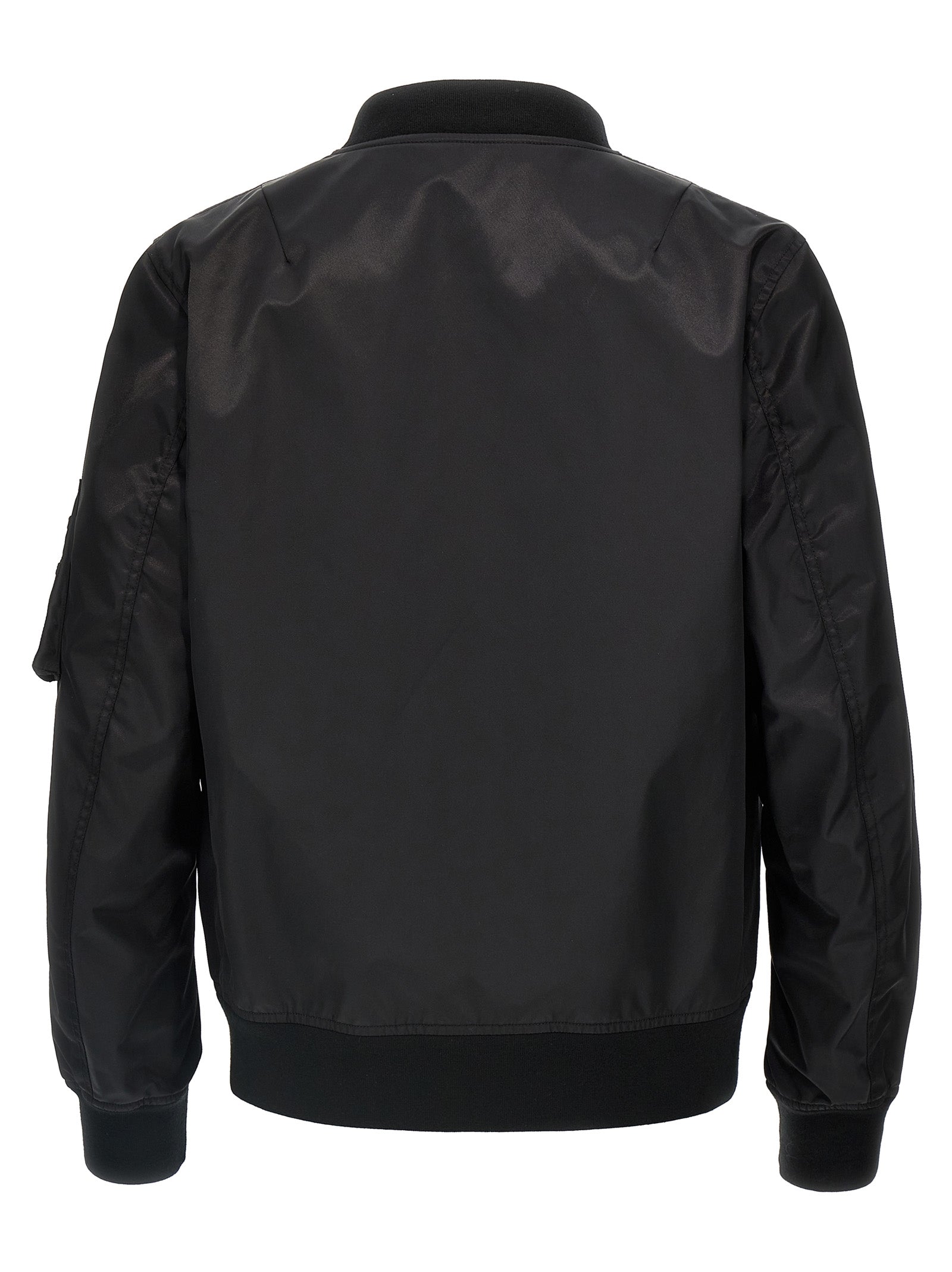 Valentino Garavani Black Polyamide Bomber