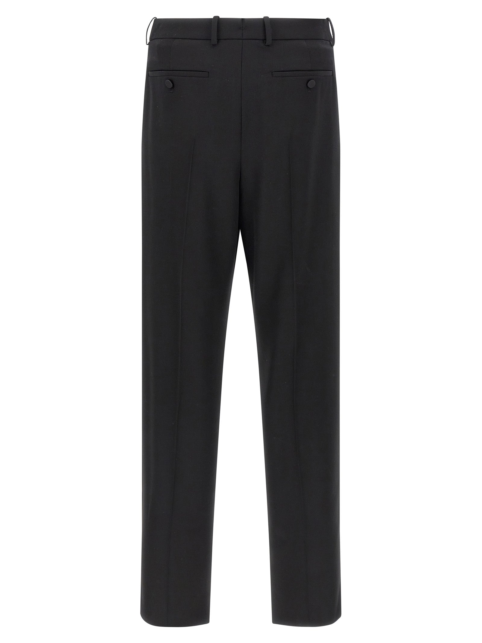 Saint Laurent Black Wool Dress Pants