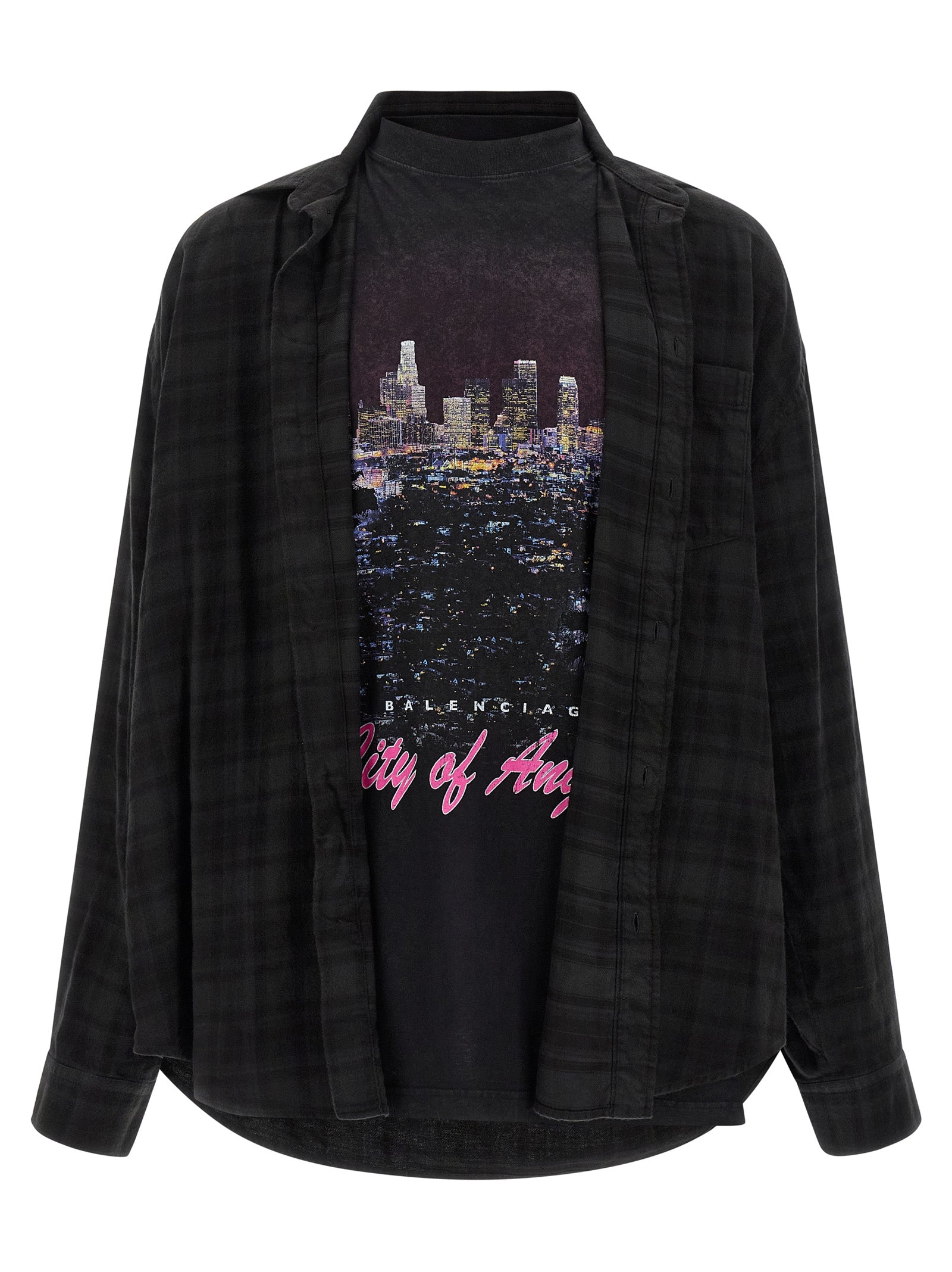 Balenciaga Black Cotton Blouse