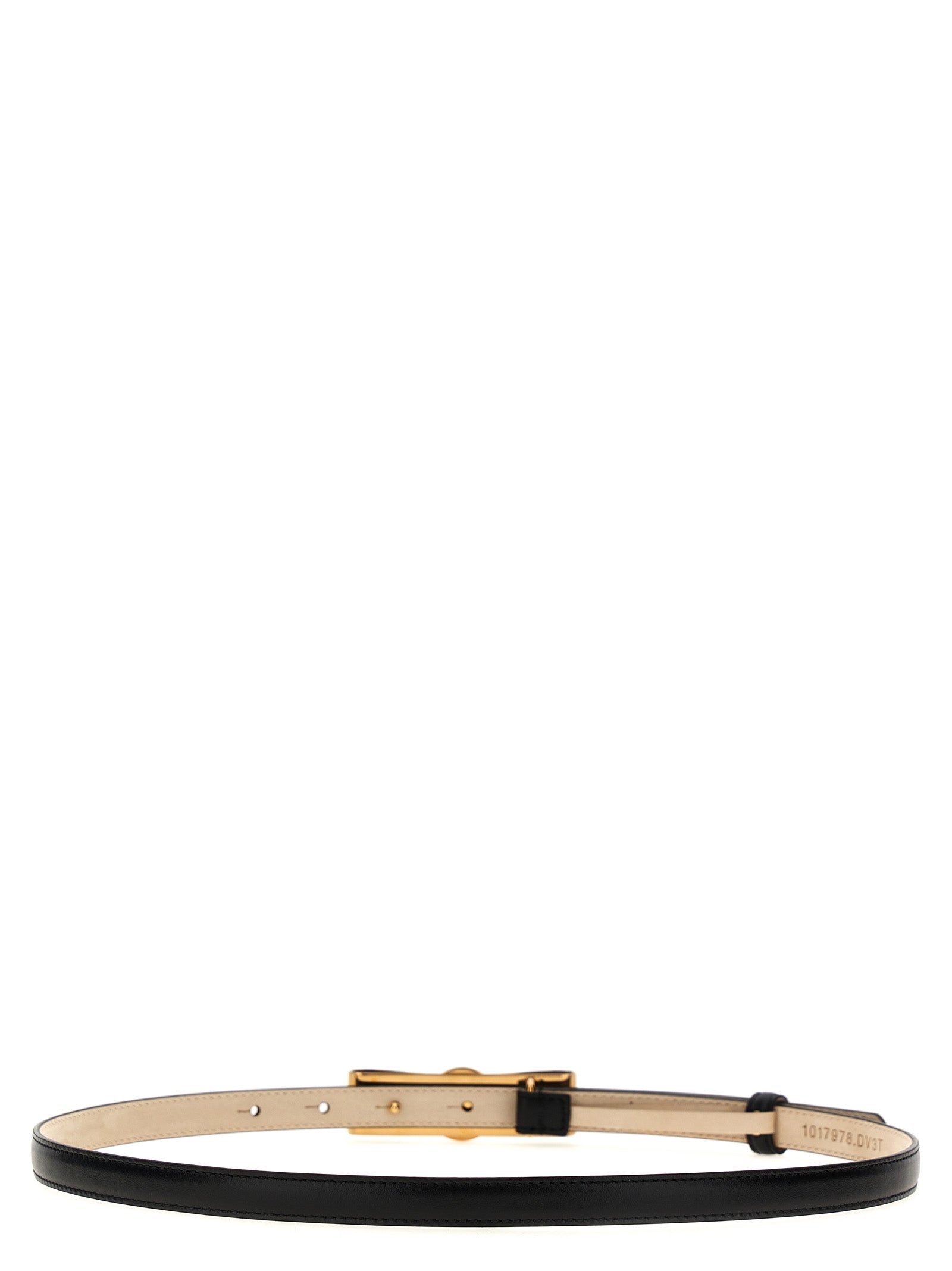 Versace Black Calfskin Regular Belt