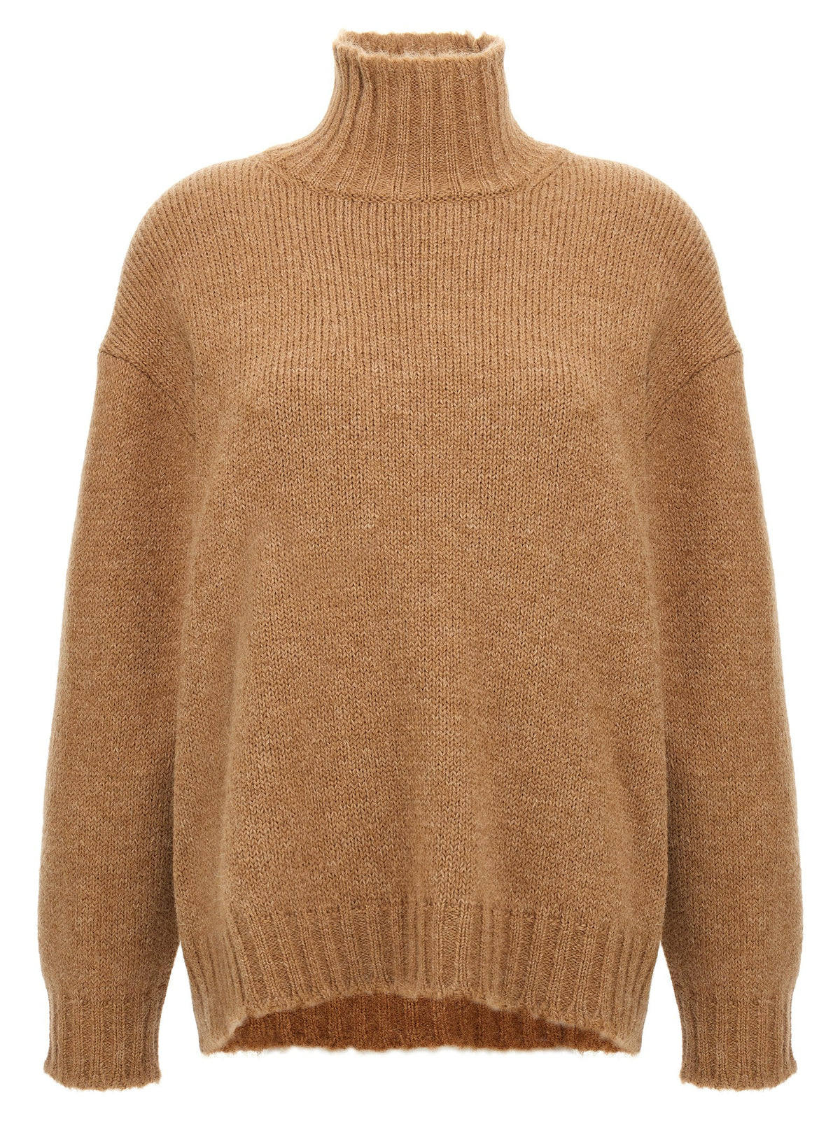 Jil Sander Beige Wool Cardigan