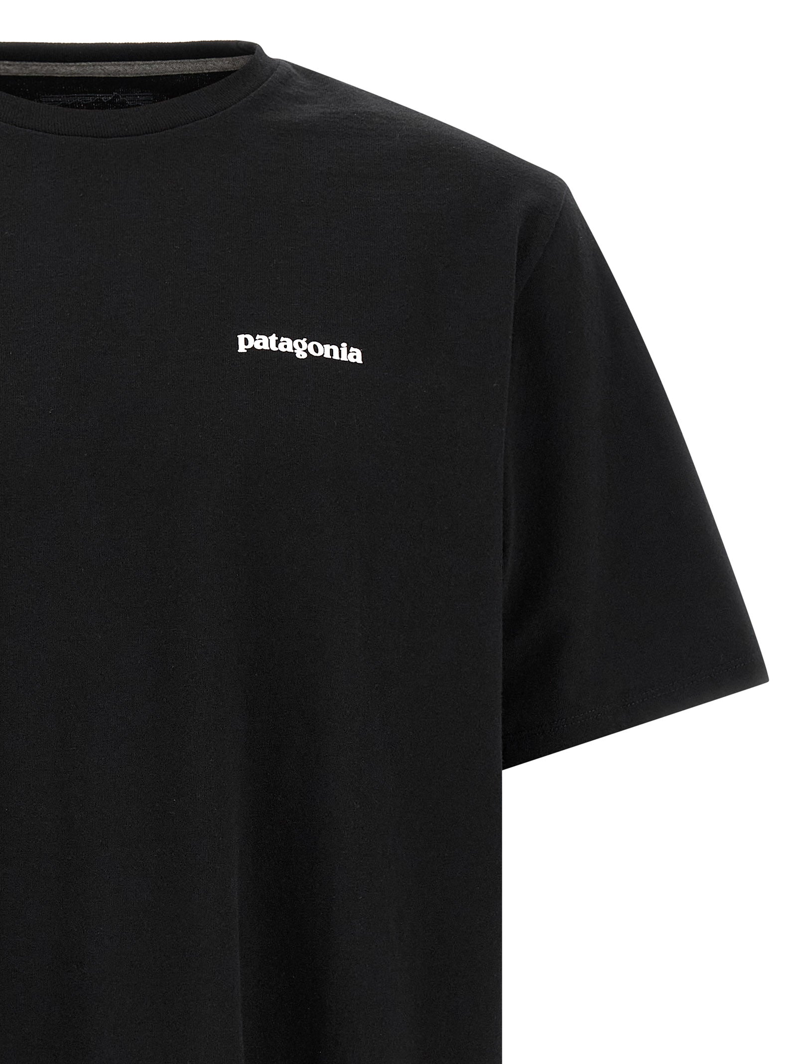 PATAGONIA Black Cotton T-Shirt