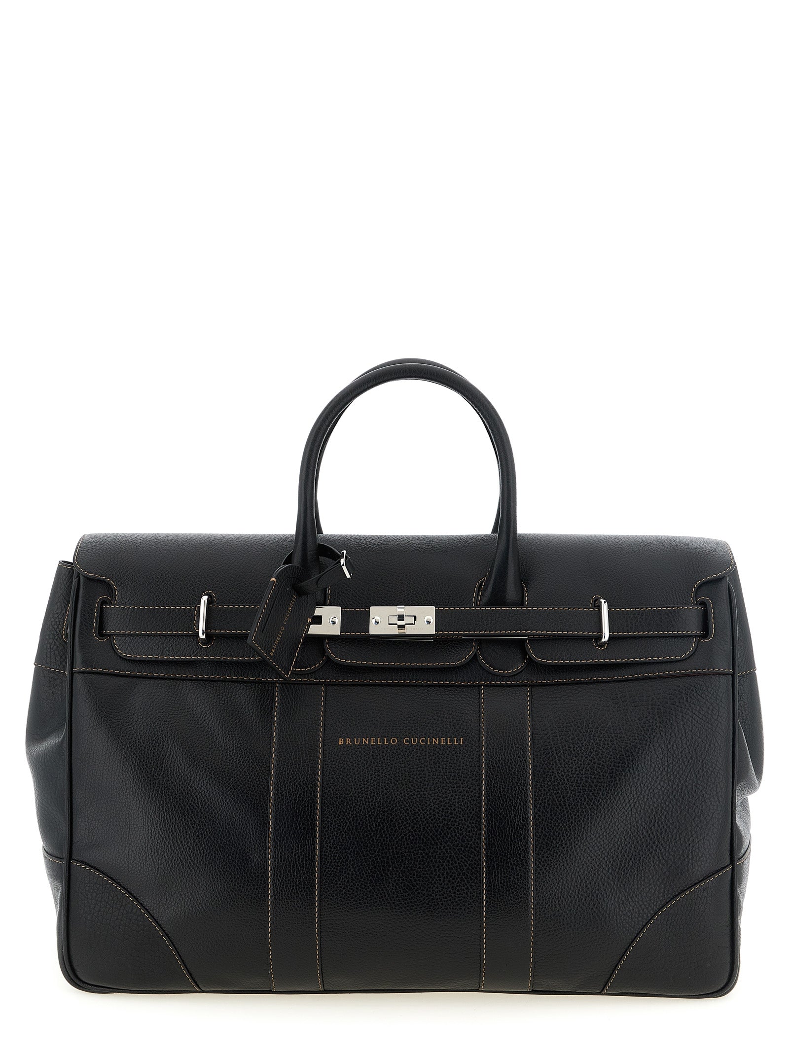 Brunello Cucinelli Black Calfskin Accessories