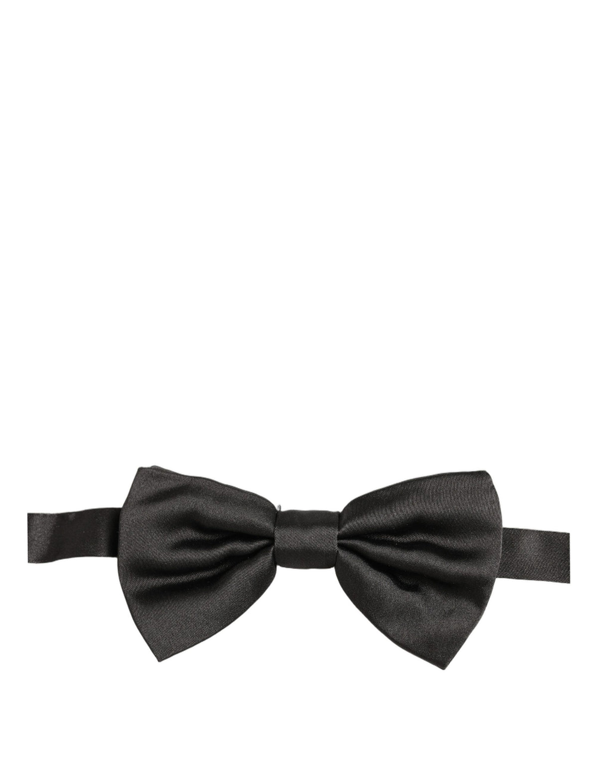 Dolce & Gabbana Men Black 100% Silk Adjustable Neck Papillon Bow Tie
