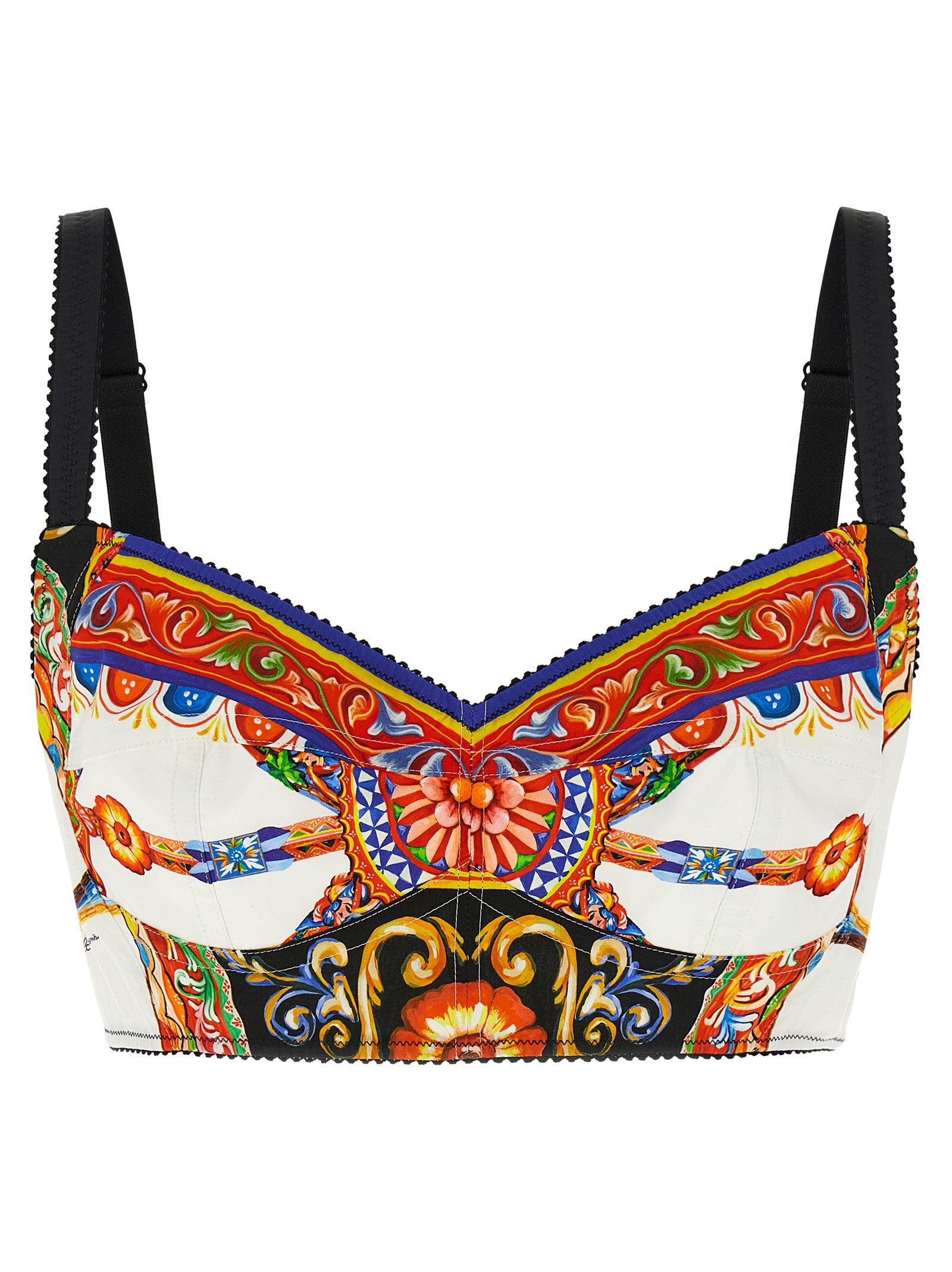 Dolce & Gabbana Multicolor Cotton Tank Tops