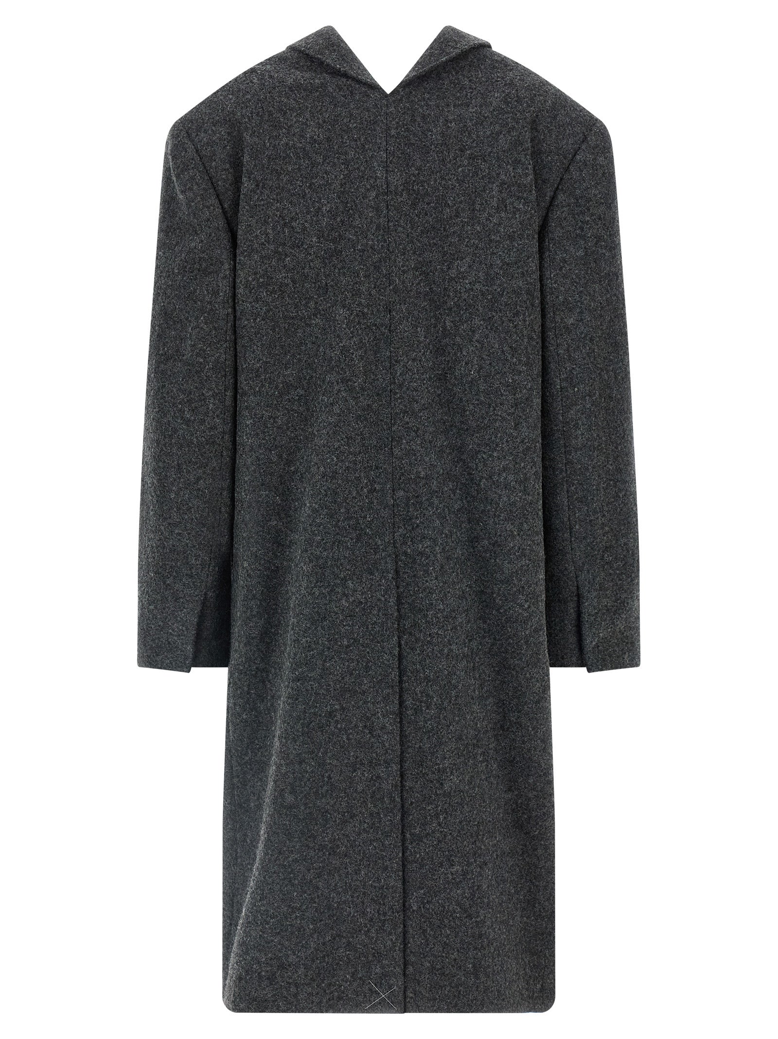 Prada Gray Virgin Wool Coat