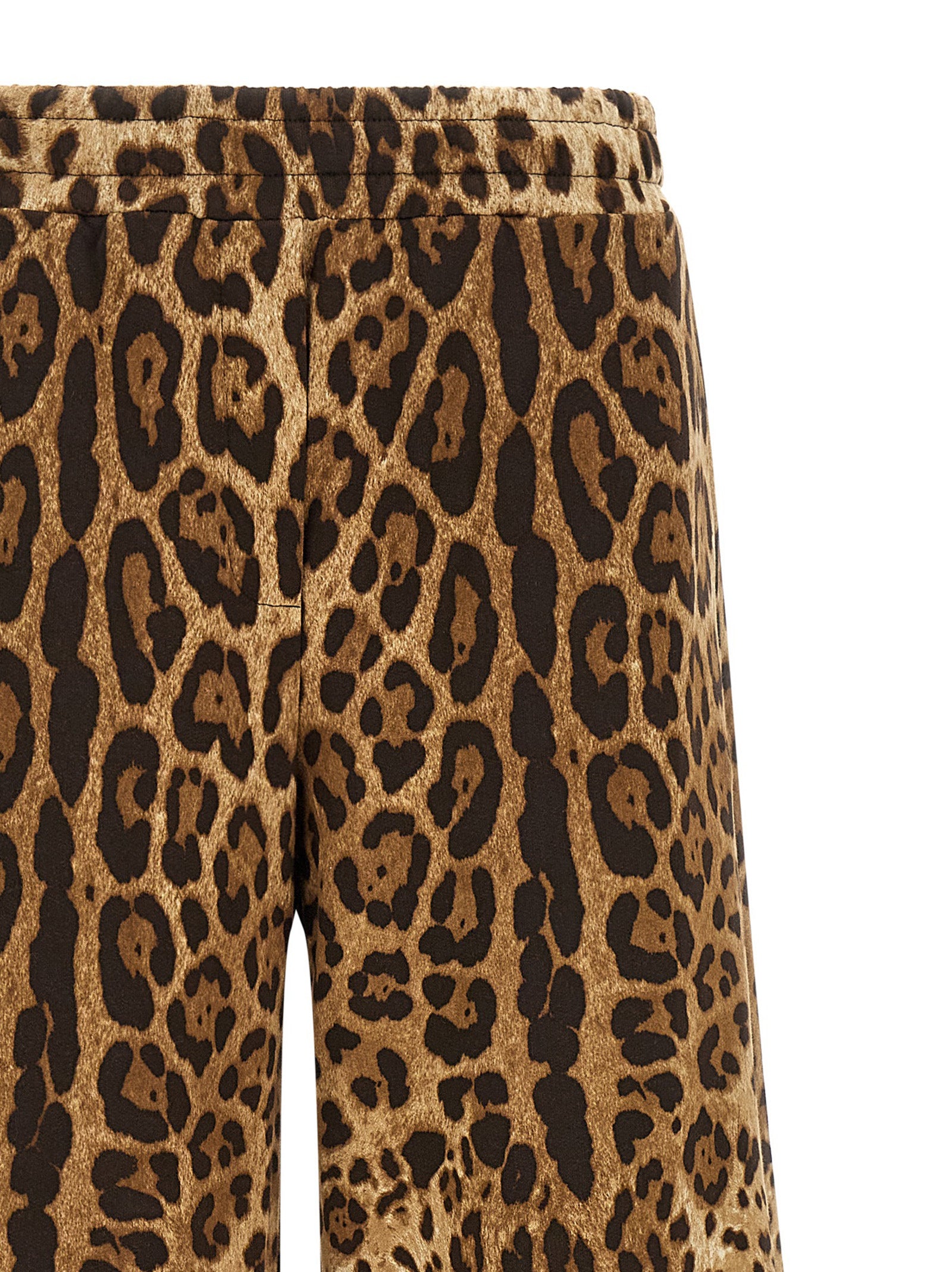 Dolce & Gabbana Brown Cotton Casual Pants