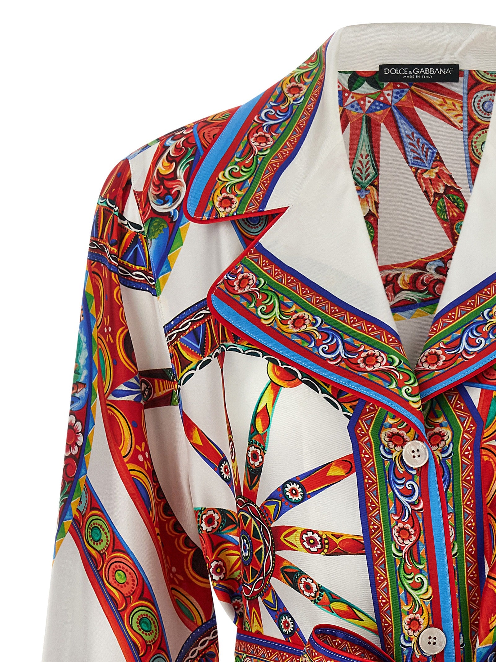 Dolce & Gabbana Multicolor Silk Blouse