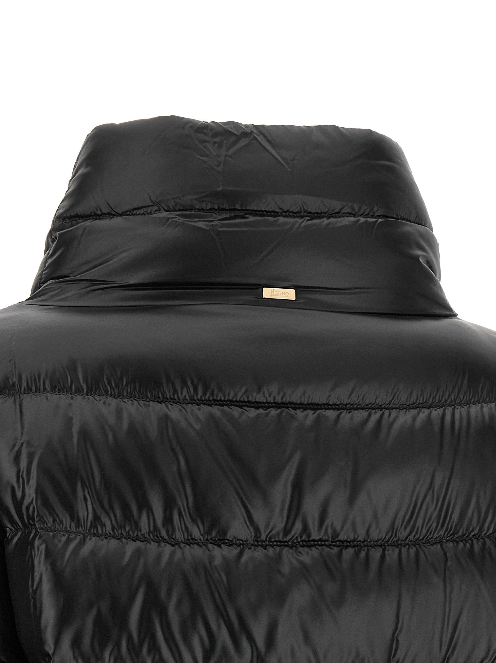 Herno Black Polyamide Full-Length Jacket
