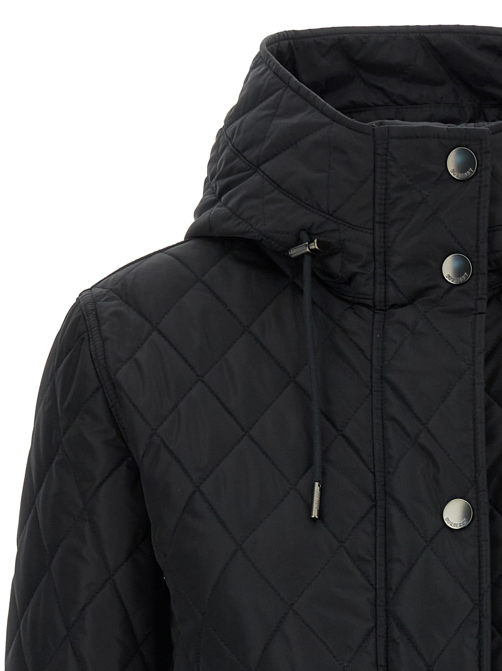 Burberry Black Polyamide Full-Length Jacket