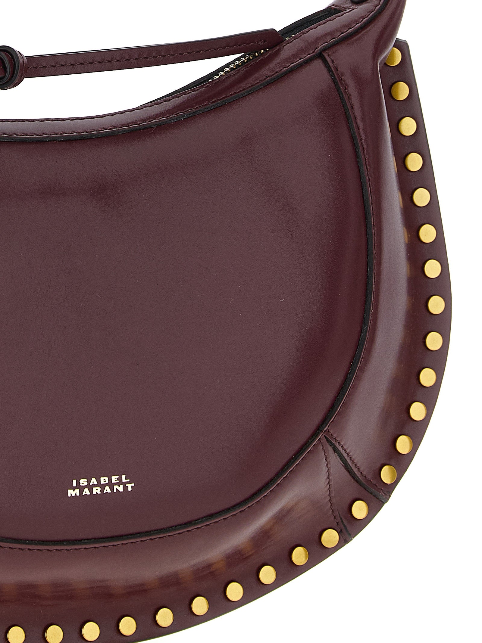 Isabel Marant Bordeaux Calfskin Shoulder Bag