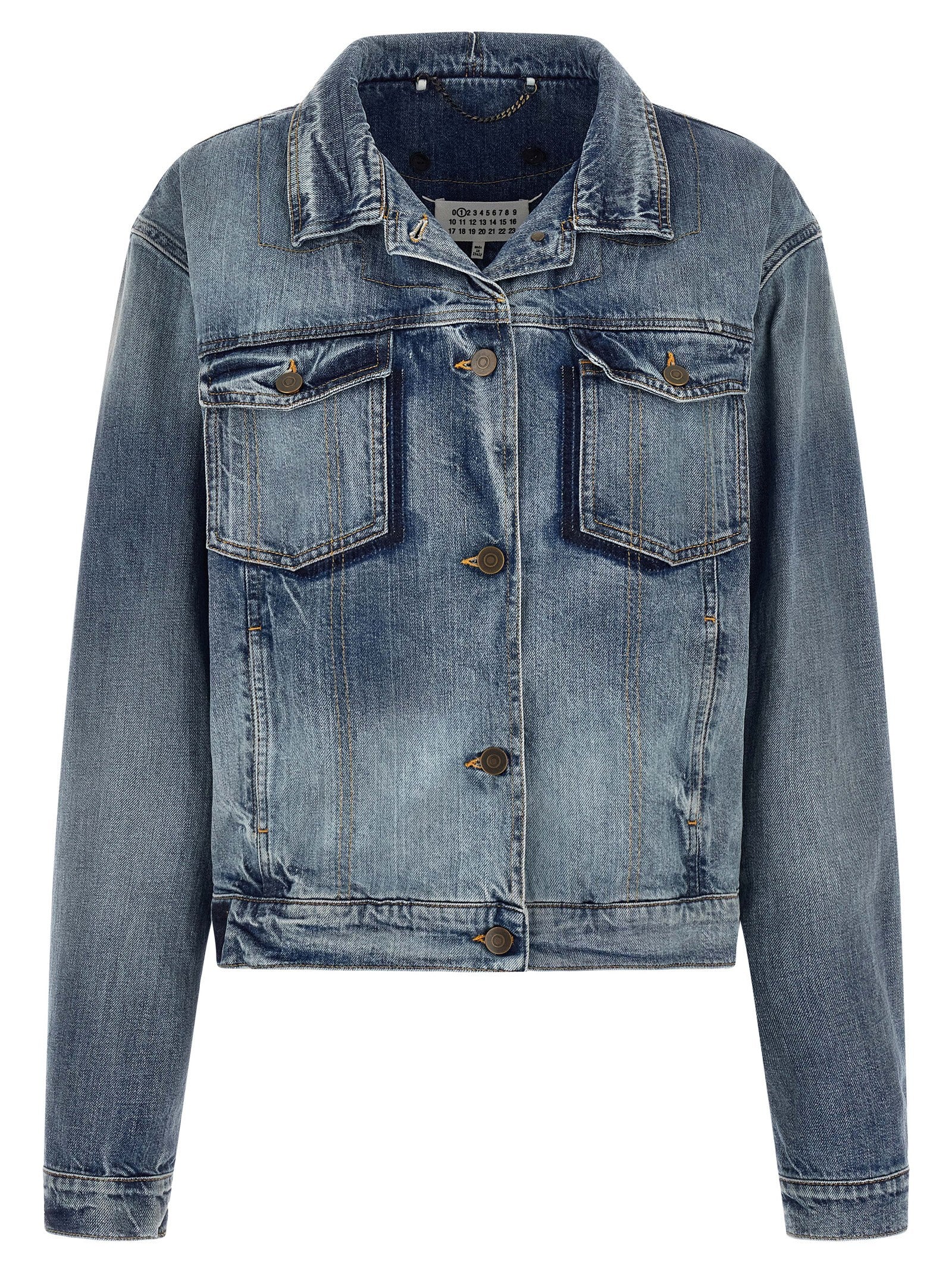 Maison Margiela Blue Cotton Denim Jacket