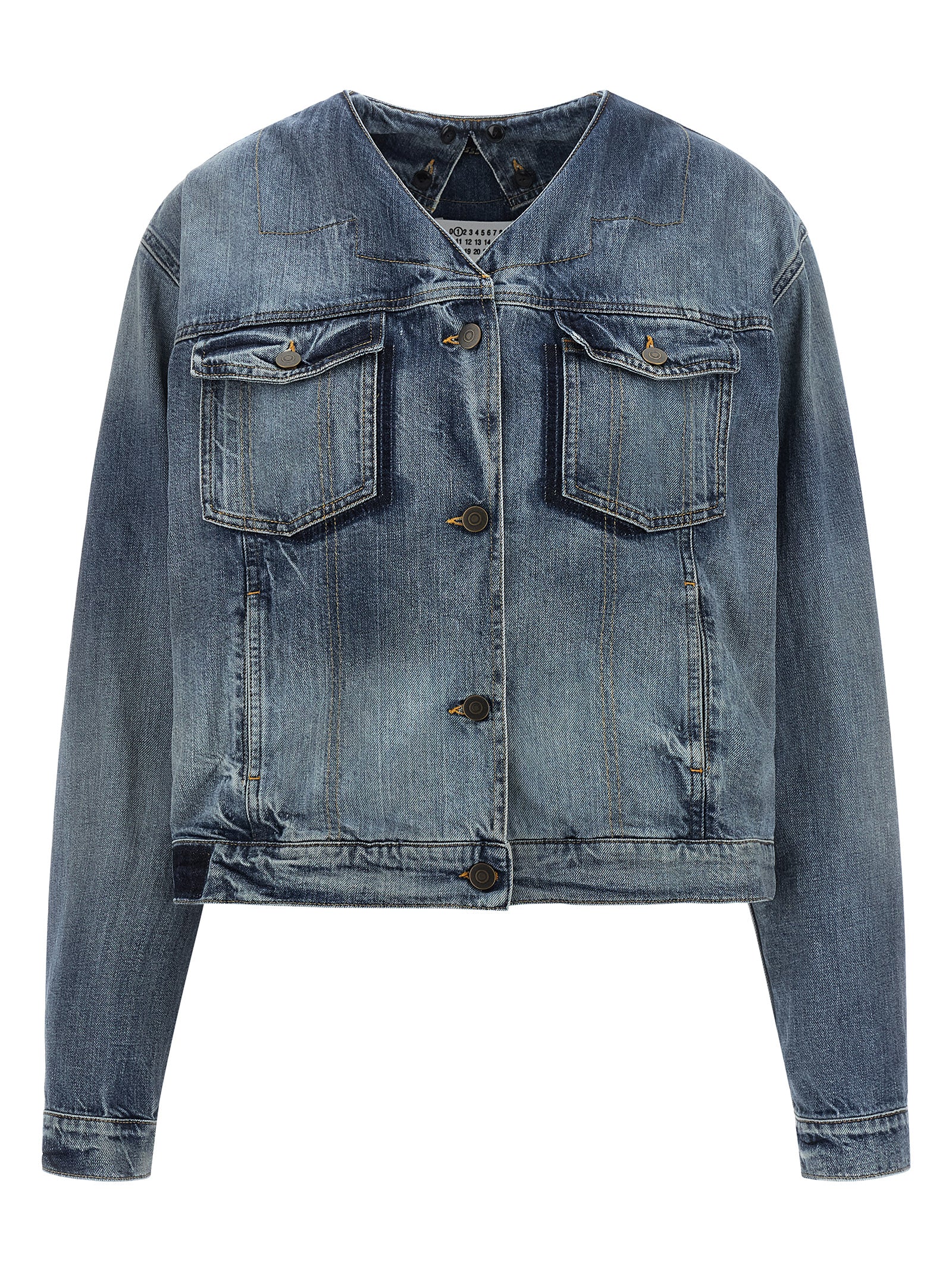 Maison Margiela Blue Cotton Denim Jacket