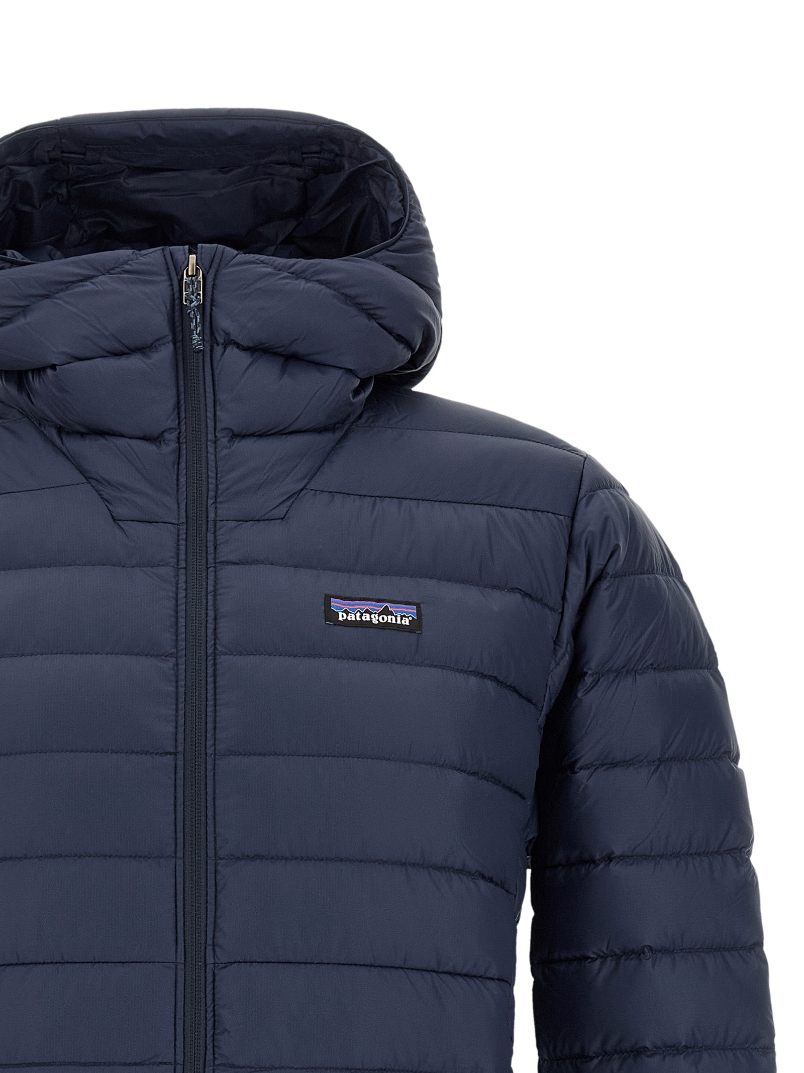 PATAGONIA Blue Nylon Full-Length Jacket