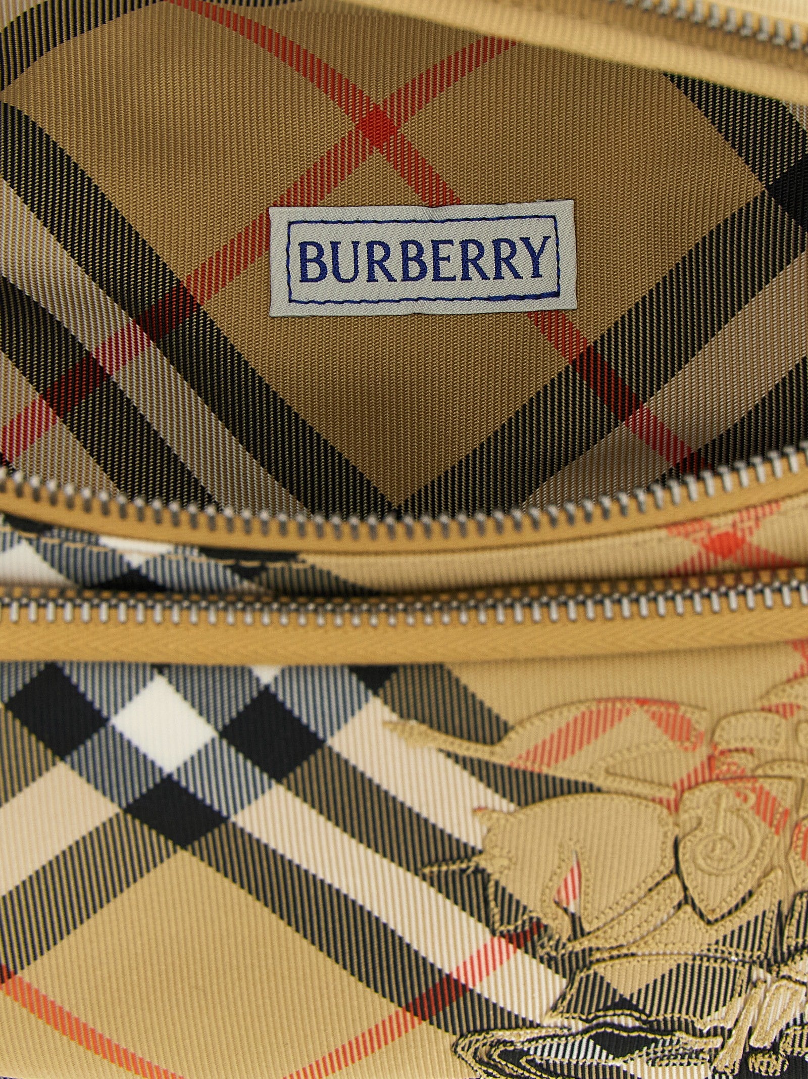 Burberry Beige Polyester Crossbody Bag