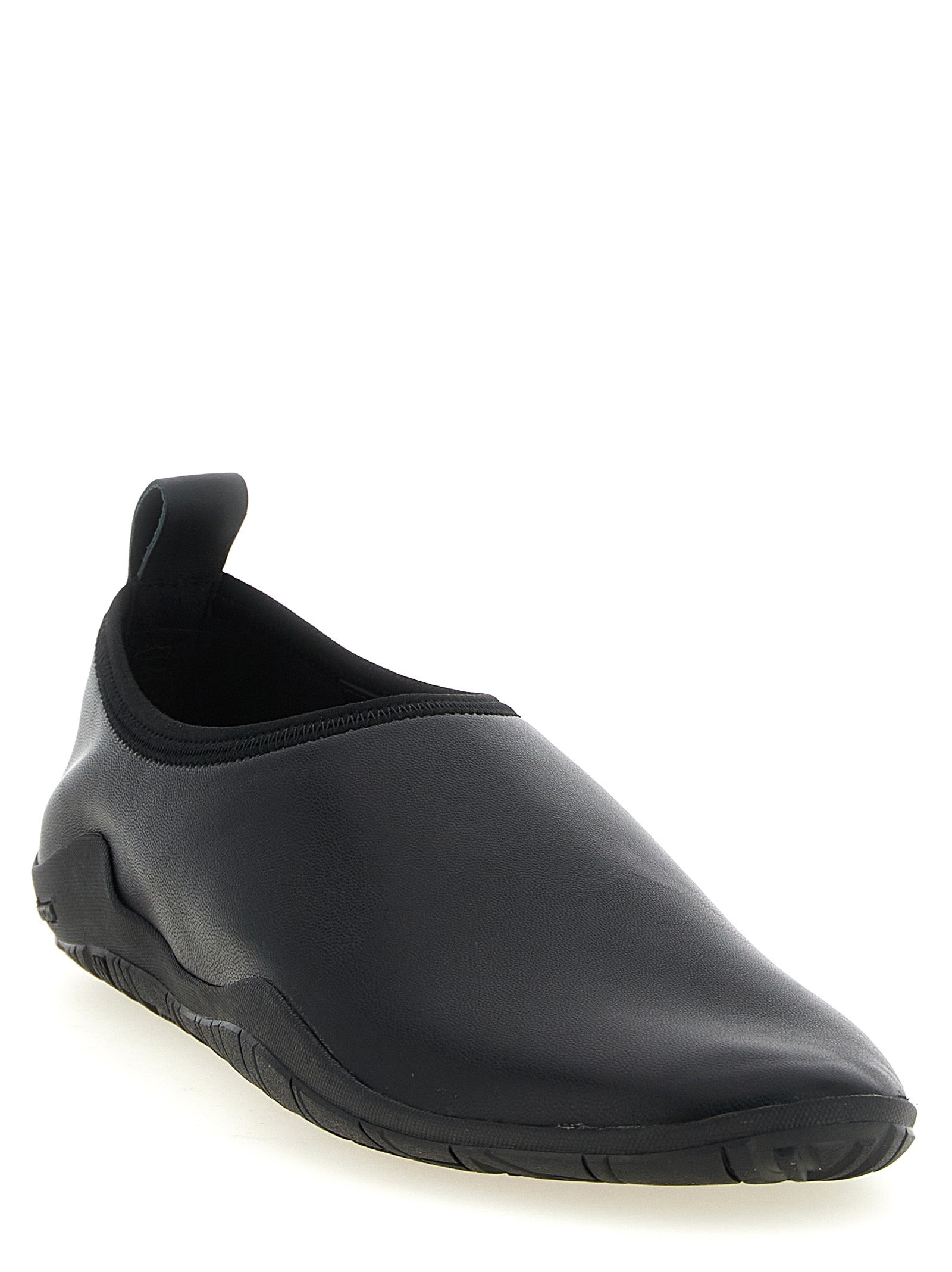Jil Sander Black Polyethylene Flats