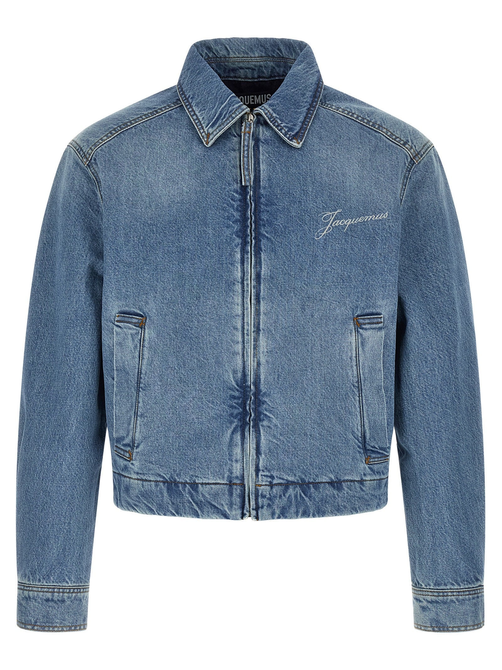 Jacquemus Blue Cotton Denim Jacket