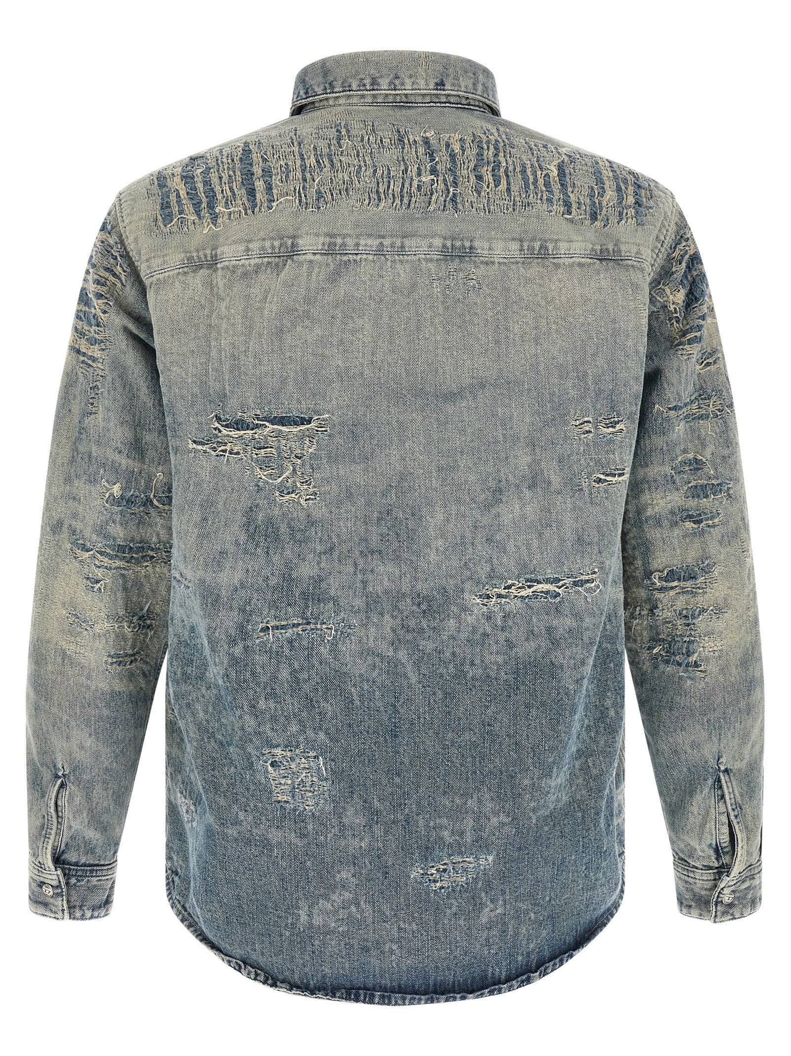 Diesel Blue Cotton Blouse